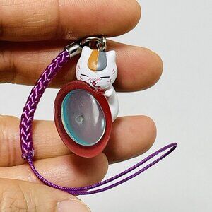 Tarts Natsume Neko Sensei Cup Of Sake Cat Rope Cord Book Friends Japanese Charm